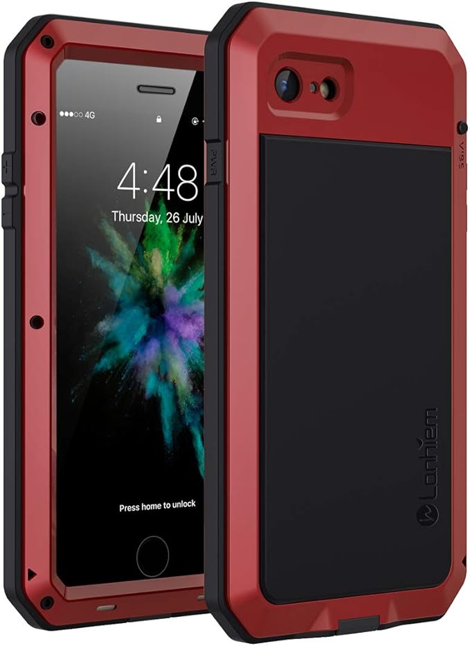 Lanhiem iPhone 7/8 / SE 2020 Case, Heavy Duty Shockproof Tough Armour
