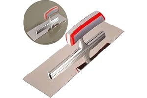 TASAINU 11.8x3.8 Inch Concrete Finishing Trowel - Premium Stainless Steel Masonry Tool for All Construction Finishing Needs, Drywall Tools