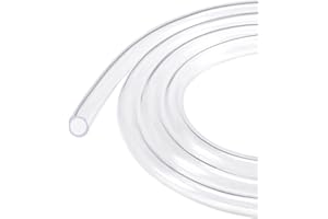 MECCANIXITY PVC Clear Hose Vinyl Tubing 7/16" ID 5/8" OD 3.3ft Flexible Lightweight for Water Tube,Air Hose,Oil Line