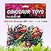 Fun Central 72 Pack - Vinyl Mini Dinosaur Party Favors - Dinosaur Figurines for Toddlers - Perfect for Party Pack and Easter Eggs Filtter