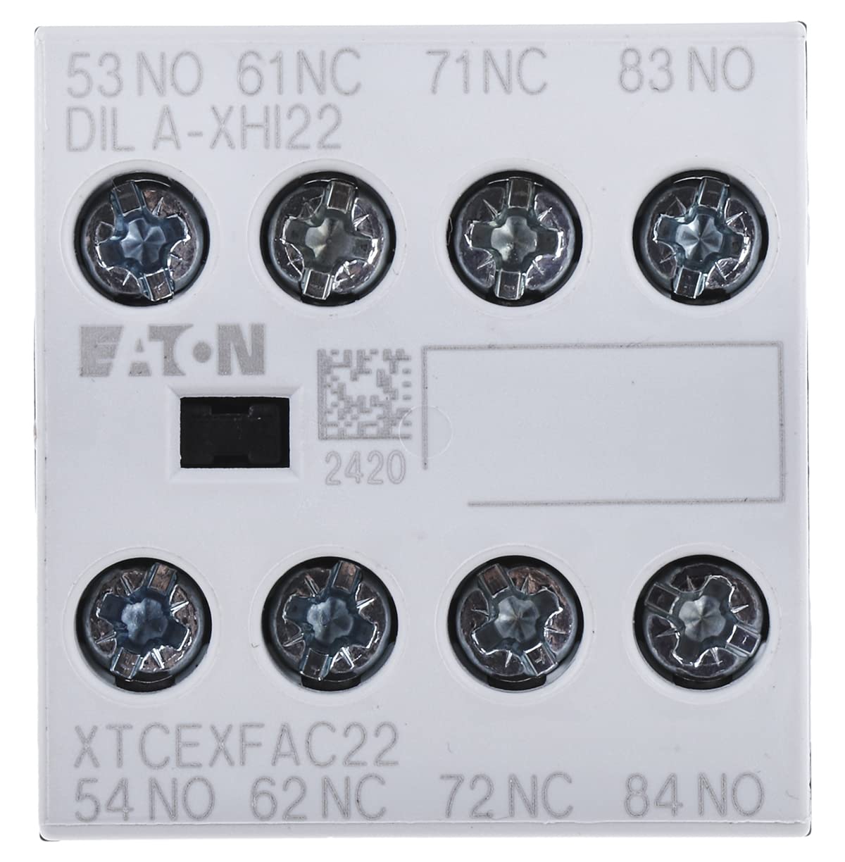 Eaton 276426 Auxiliary Switch – 2 CONTACTS + 2 Opener, Build, SCREW TERMINALS