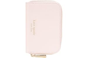 kate spade new york Devin Zip Magnetic Wallet/Card Holder - Compatible with MagSafe Phones and Cases - Chalk Pink