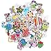 Mophorn Mixed Cartoon Buttons Lot for Sewing Fasteners Scrapbooking and DIY Handmade Craft with Different Color and Style (Cartoon style-50pcs)