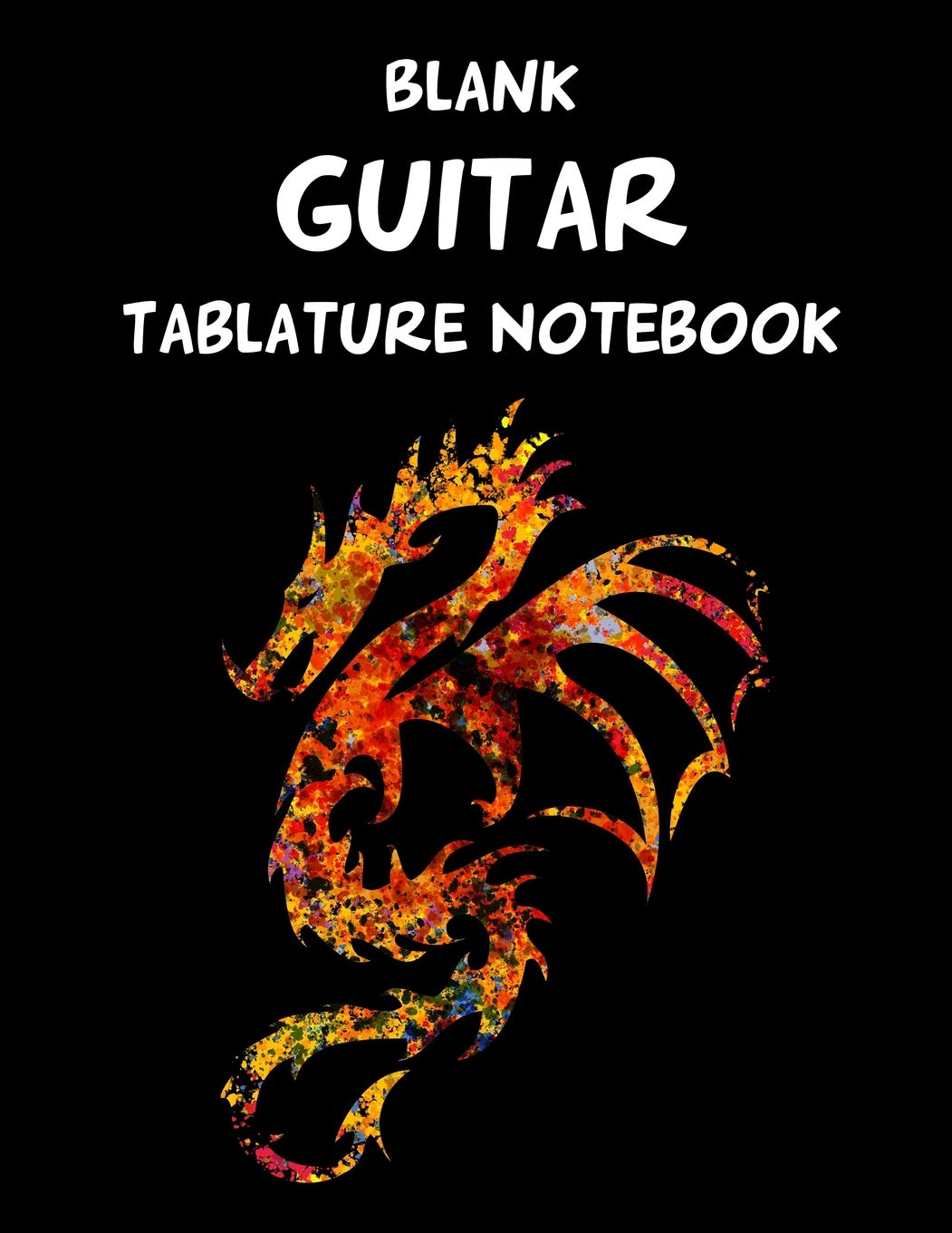 Blank Guitar Tablature Notebook