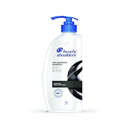 Head & Shoulders , Anti Dandruff Shampoo, Silky Black, 650 ML