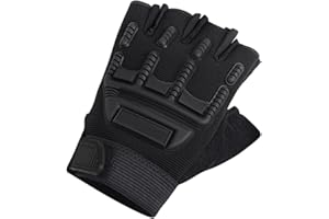 BXT Kids Half Finger Sports Gloves with Grip - Non-Slip Gel Protective Dirt Bike, Cycling, Fishing, Climbing, Gymnastics Glove for Boys Girls