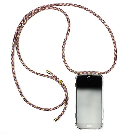KNOK Case Handykette Handyhülle mit Band Kompatibel mit iPhone 6 p& iPhone 6s 6 s - Handy-kette Handy Hülle mit Kordel zum Um