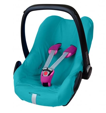 ByBoom® - Universal Sommerbezug, Schonbezug aus 100% Baumwolle, für Babyschale, Autositz, z.B. Maxi Cosi CabrioFix, City, Peb
