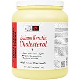 MODA Keratin &amp; Cholesterol Hair Mask, Deep Moisturizing, 85 oz | For thick, dry, fine, curly hair. Frizz control, detangling, damage control, heat protection. Professional acondicionador.