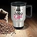 Jeep Travel Mug - I'm a Jeep Girl Stainless Steel Coffee Thermo & Beer Mug - Mother's Day, Birthday & Christmas Gift Idea for Women, Mom, Daughter, Girlfriend, Wife & Grandma