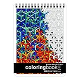 Geometric Coloring Book -- Large (8.62 x 11.75 inches)