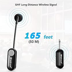 Bietrun Wireless Microphone Headset with
