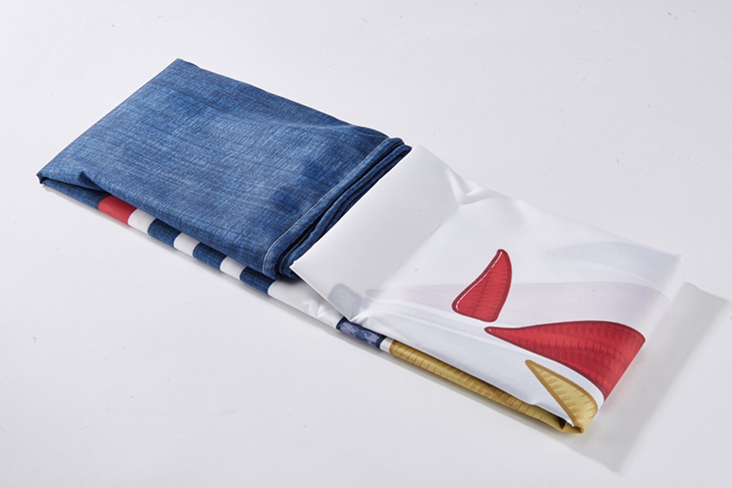 Moldiy Colorful Nautical Sailing Boat Painting Waterproof Polyester Bathroom Shower Curtain for Home Decor 72inch x 72 inch