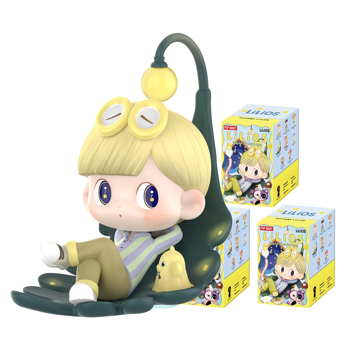 POP MART LiLiOS Daily Getaways Series 3Boxes Articulated Character Premium Design Action Figure Gifts for Women Fan-Favorite Art Toy Collectible