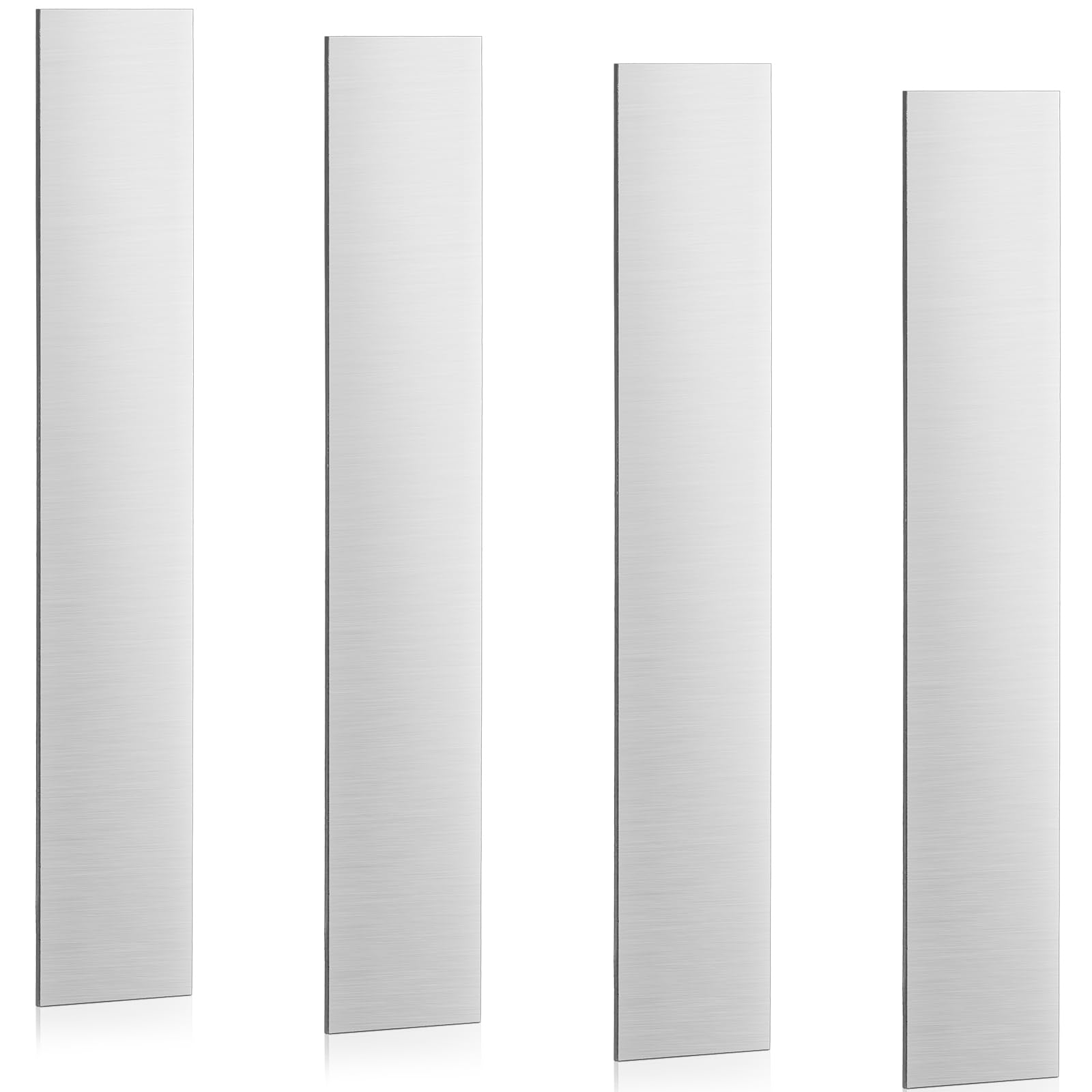 Photo 1 of Gisafai 4 Pcs Pure Nickel Strip Nickel Anode Plating Kit Anode Sheet for Electroplating and DIY Plating Experiment (0.04 x 1 x 6 Inches)