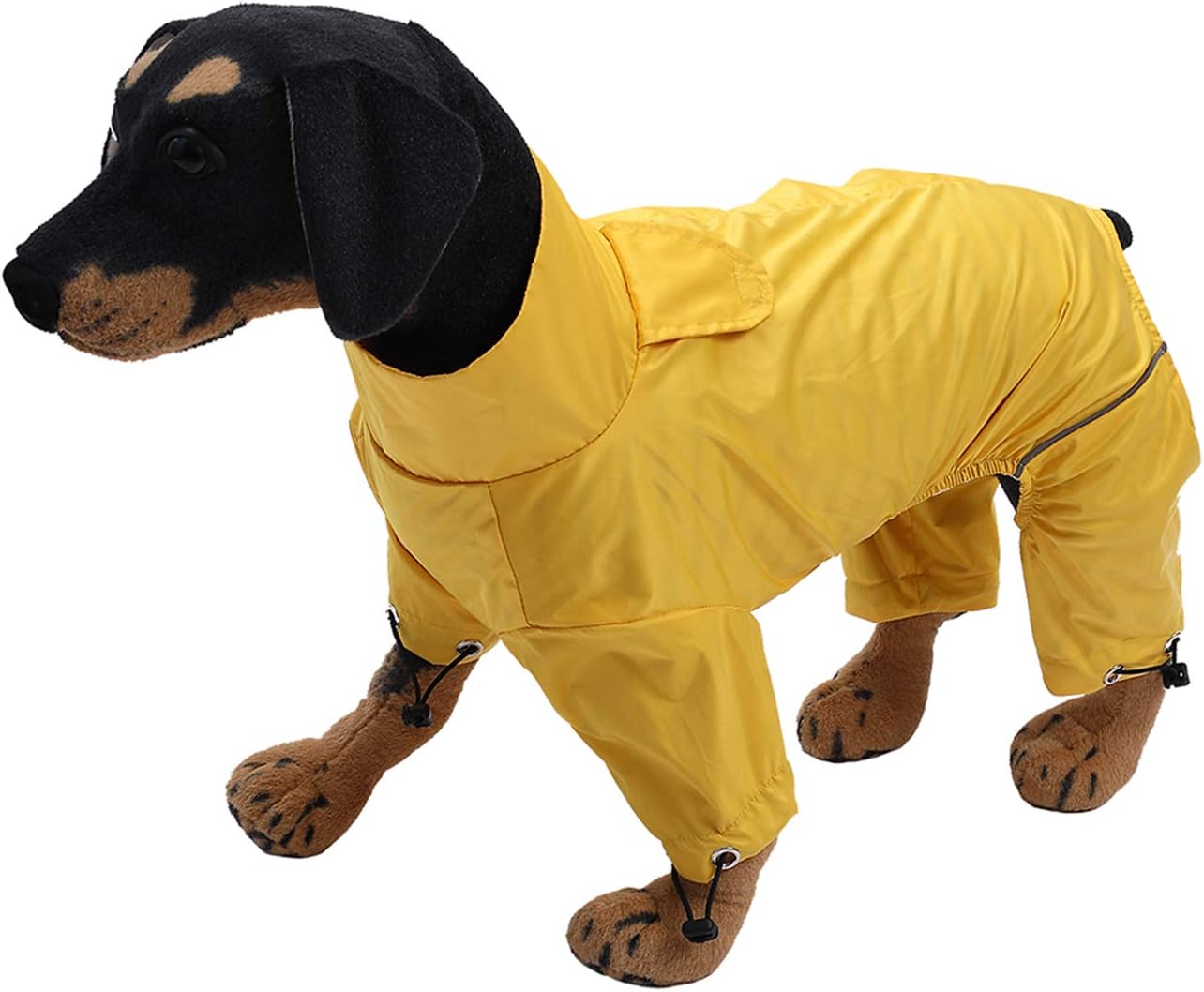 Geyecete Dog Zip Up Dog Raincoat, Rain/Water Resistant, Dog Raincoat