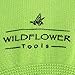 WILDFLOWER Tools Gardening Gloves for Women and Men - Nitrile Coating for Protection (Small, Purple Pair/Green Pair with White Cuff Hem)