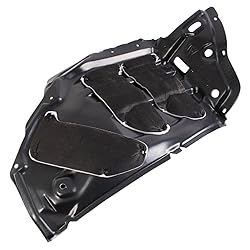 TRQ Front Right Forward Inner Fender Liner Black