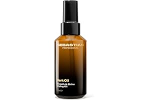 Sebastian Professional Dark Oil Lightweight Hair Styling Oil | Infused with Sandalwood, Cedarwood, & Argan Oils | 3.2 fl oz