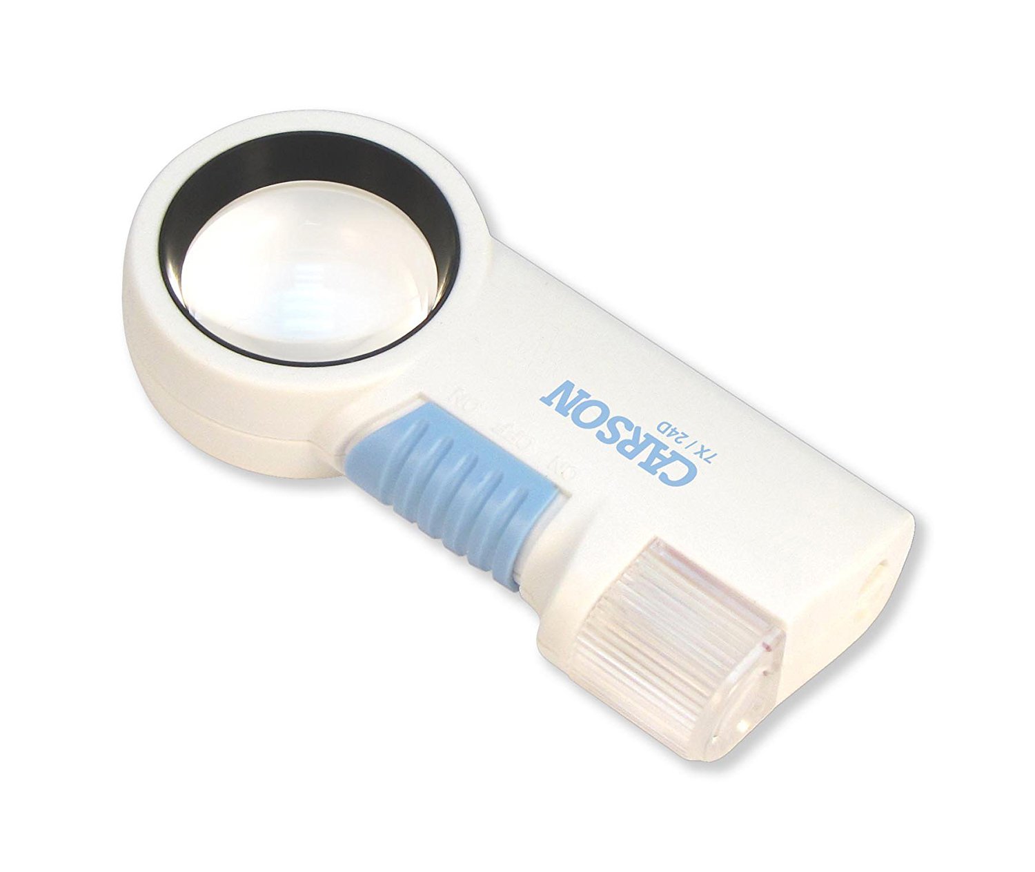 Carson MagniFlash Aspheric Lens 7x LED Lighted Magnifier and Flashlight Combo