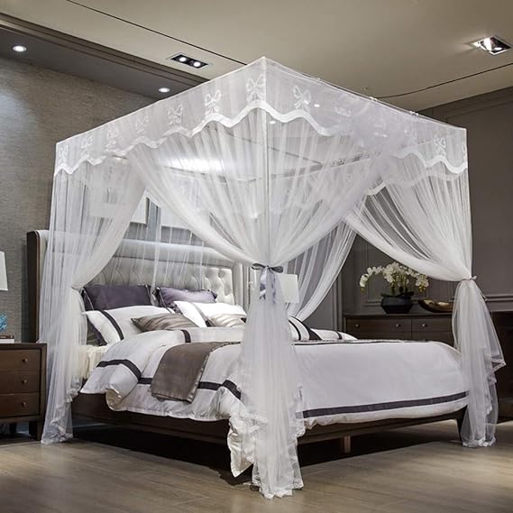 Mengersi Betthimmel, 4 Ecken, für Mädchen, Erwachsene, Geschenk