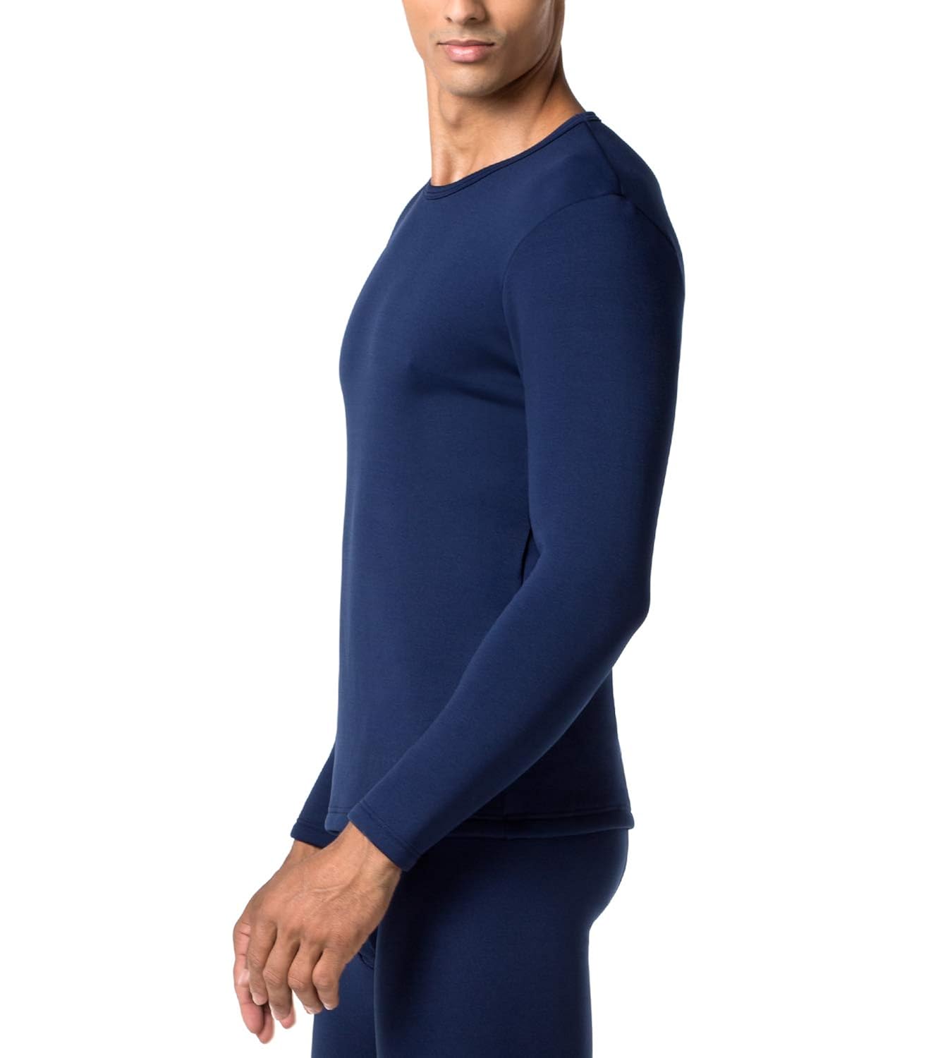 Mrao® 3 Magliette Termiche Uomo Manica Corta - Biancheria Intima Invernale Calda In Cotone 100% Morbido, Vestibilità Slim, S-XXL