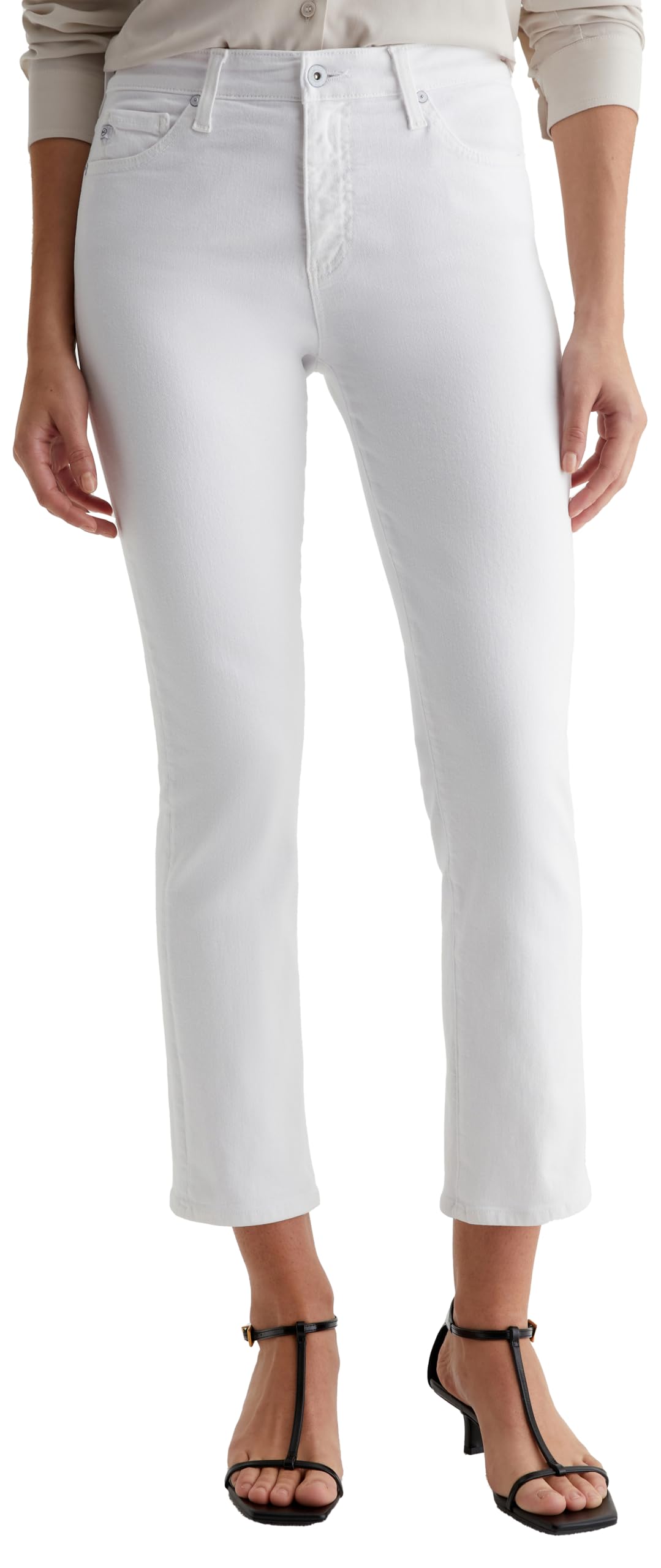 Photo 1 of *Minor Damages - See clerk notes*
AG Jeans Women's Mari Mid Rise Slim Straight Crop Jean, Size 27