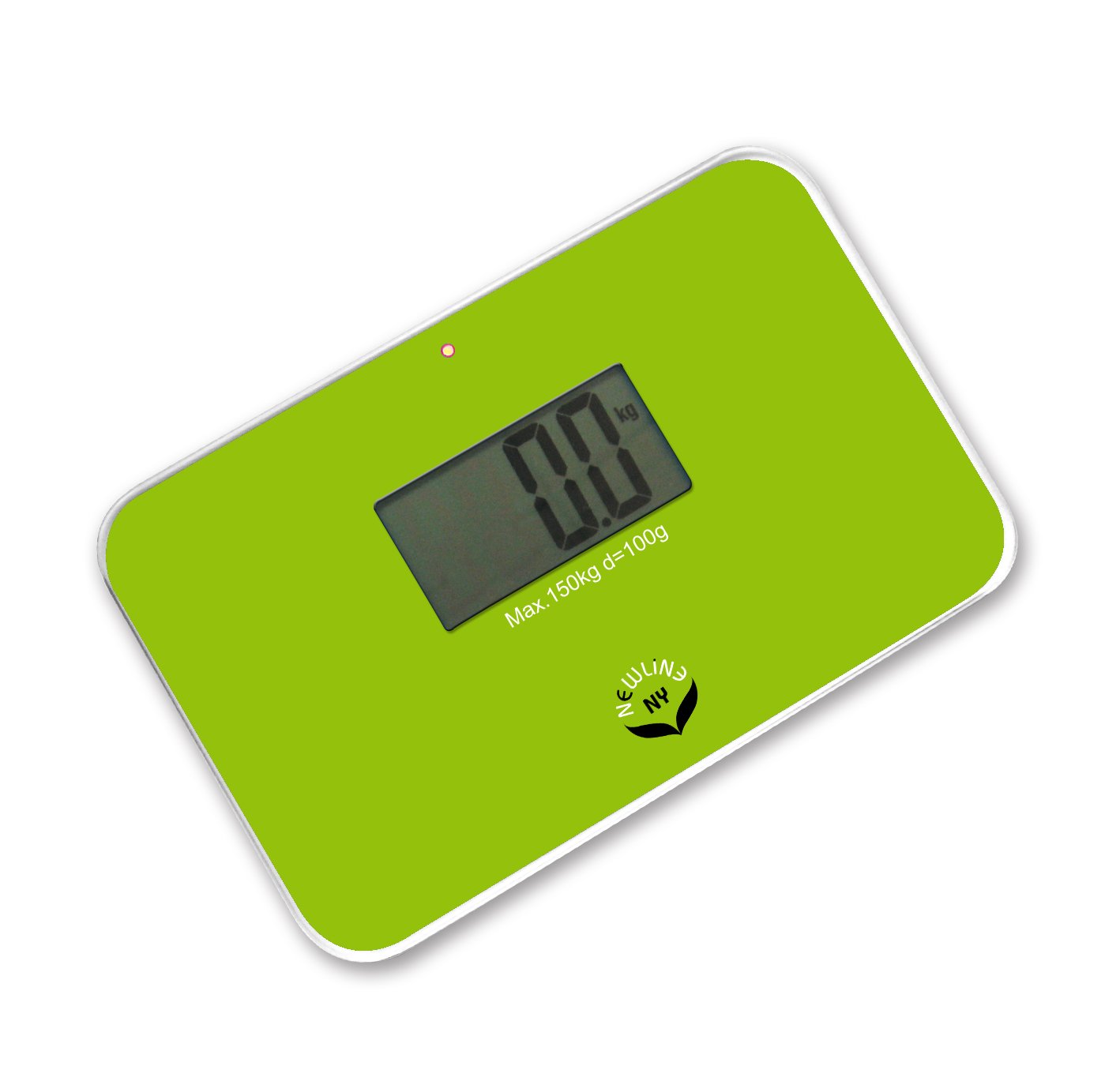 NewlineNY Lightest Step On Super Mini Travel Bathroom Scale, SBB0638SM-GN Green