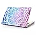 iCasso Macbook Pro 13 Inch Case Art Printing Matte Hard Shell Plastic Protective Cover For Macbook Pro 13 Inch With CD-ROM Model A1278 -Purple Medallion)