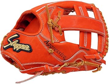 Amazon 久保田スラッガー Ksg 25ms Fオレンジ 硬式内野手用グラブ 24msのサムホールド付き Gtk湯もみ型付け 右投げ用 久保田スラッガー グラブ ミット