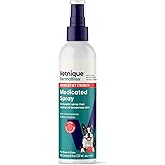 Vetnique Dermabliss Medicated Chlorhexidine Spray for Dogs &amp; Cats, No-Sting | 2% Chlorhexidine &amp; 1% Ketoconazole, Antibacterial Antifungal Spray for Hot Spots, Yeast, Itch Relief &amp; Paw Chewing