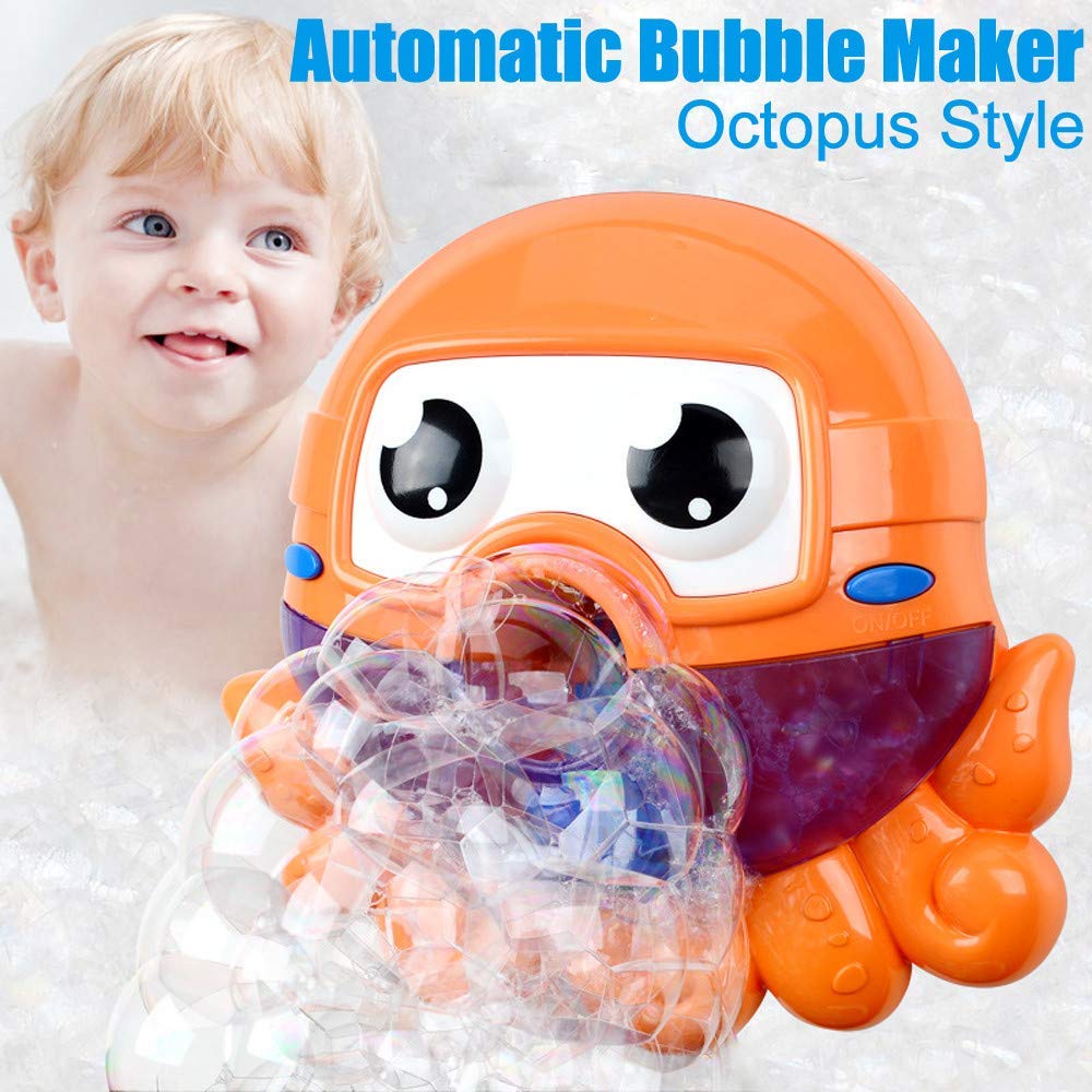 octopus bubble bath toy