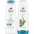 Dove Shampoo and Conditioner Set, Oxygen Moisture – Volumizing Hair Treatment for Fine Hair, 12 Oz Ea