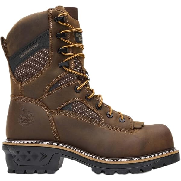 Amazon.com: ROCKY Rams Horn Composite Toe Logger Boot, Brown, Size