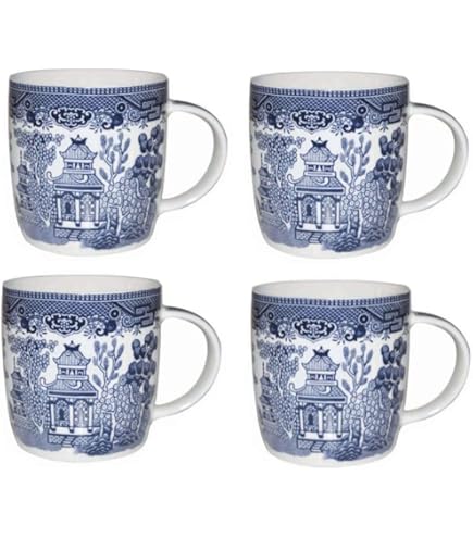 Amazon.com | Churchill Blue Willow Fine China Earthenware Salad