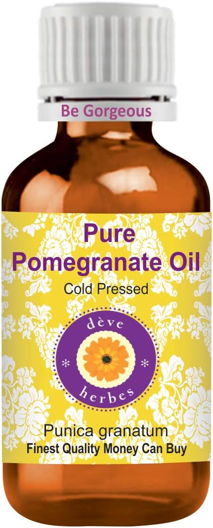 Deve Herbes Pure Pomegranate Oil (Punica granatum) Non-Sticky, 30 ml (Pack of 1)