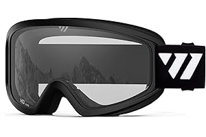 WISTON Ski Goggles - OTG Snow/Snowboard Goggles for Men, Women & Youth - 100% UV Protection W1