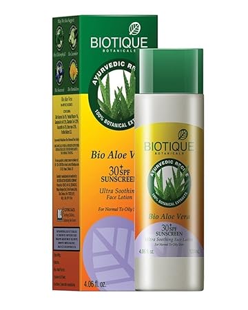 Biotique Bio-Aloe Vera Protective Body Lotion with SPF-30