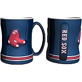 MLB Boston Red Sox Sculpted Relief Mug, 14-ounce