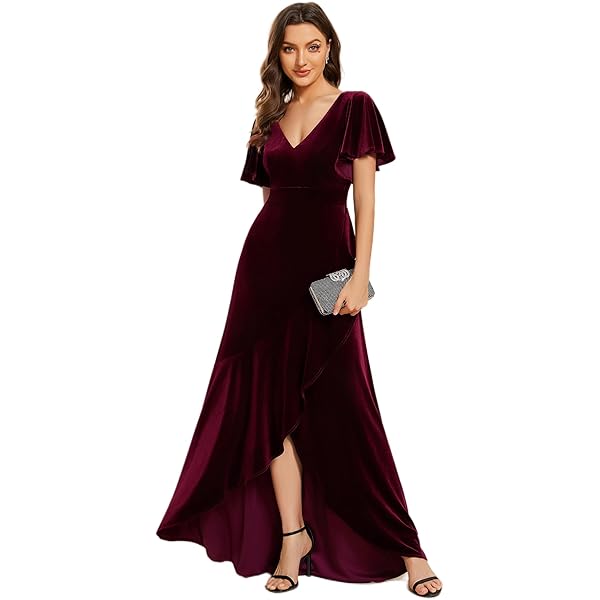 スーツ・フォーマル・ドレス acka velour long dress Amazon.com: Adrianna Papell Women's Velvet Tuxedo Dress