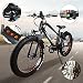 NAKTO 26" 500W Electric Bicycle Fat Tire Snow Mountain EBike Shimano 6 Speeds Gear with Removable 48V Lithium Battery,Smart Multi Function LED Display