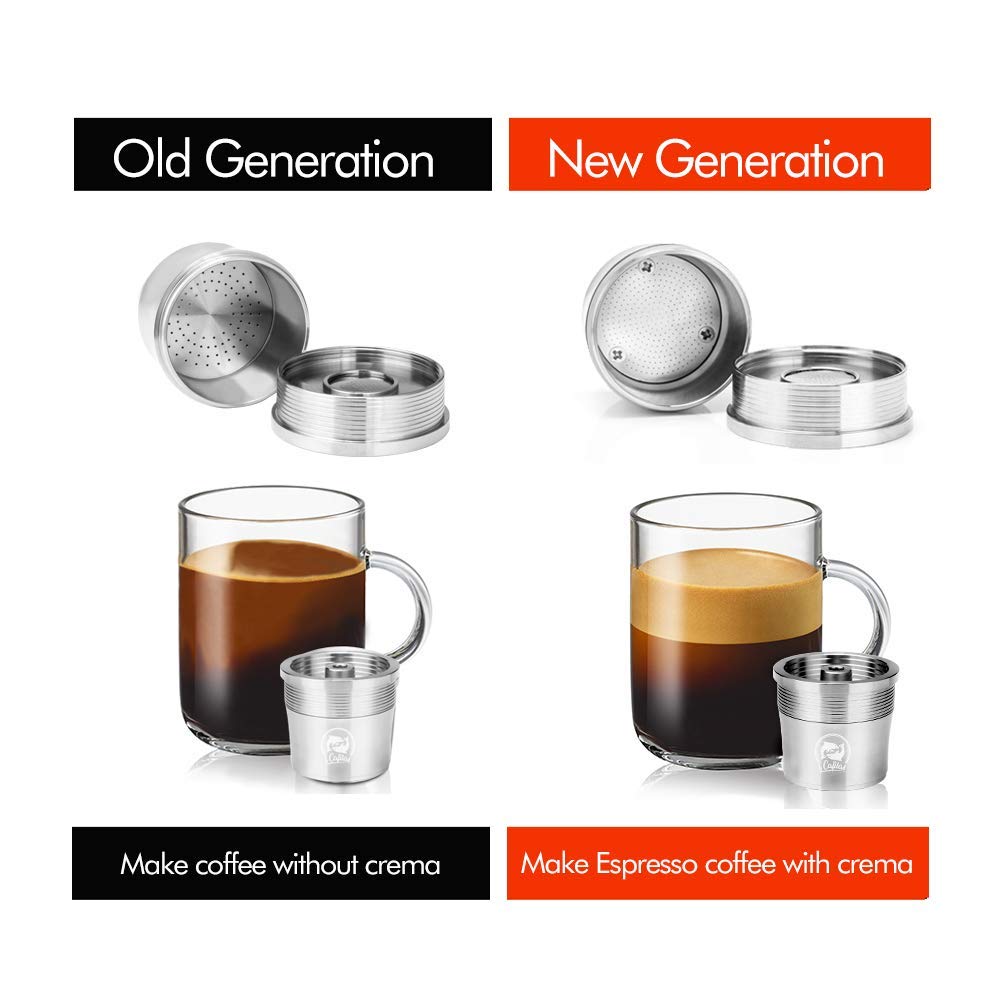 Piezas de repuesto con filtros permanentes de café reutilizables | Compatible con cafetera Ninja CM300/305/401|CP300/301/305/307/307C | Ecológico y ahorra dinero