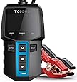 Car Battery Tester 12V Load Tester, TOPDON BT100 100-2000 CCA Automotive Alternator Tester Digital Auto Battery Analyzer Charging Cranking System Tester for Car Truck Motorcycle ATV SUV Boat Yacht