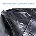 Motorcycle Cover, Waterproof Motorbike Cover for Outdoor Protection, Fits Most Motors, Dirt Bikes, Road Bikes, Black