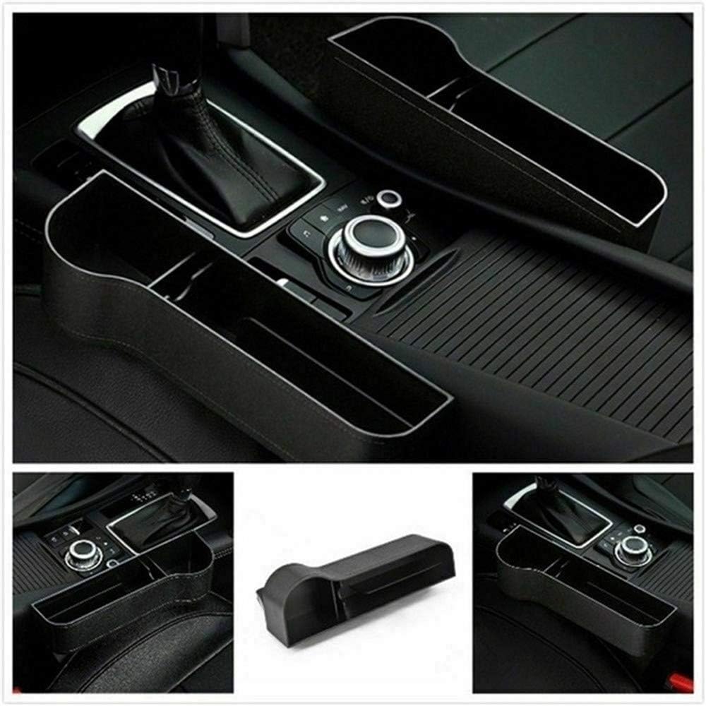 YTGOOOD Car Organisers,Car Storage Box Phone Keys Cup Drink Holder Car Seat Crevice Storage Slot Box Passenger Seat Gap Pocket Organizer black right