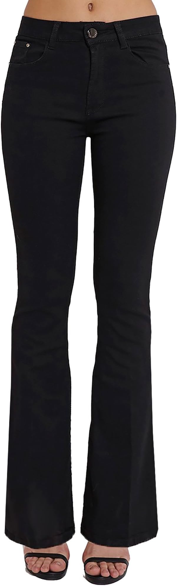 SCO New Womens Ladies Stretch Flared Boot Cut Denim Jeans