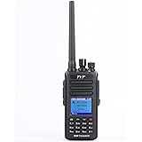 TYT MD-UV390 Dual Band VHF UHF DMR Radio W/GPS Waterproof Dustproof IP67 Walkie Talkie w/Free Cable