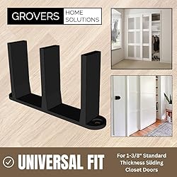 3-Pack Sliding Closet Door Floor Guide Bracket