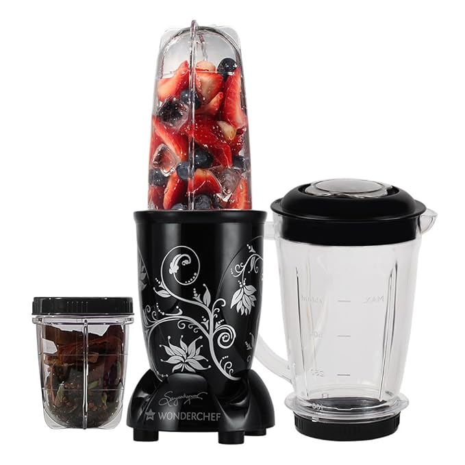 Buy Wonderchef Nutri Blend, 22000 RPM Mixer Grinder, Blender, Stainless Steel Blades, 3