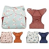 ALVA Baby Cloth Diaper Covers with One Wet Bag, Swim Diaper,Cloth Nappy Shell Baby Girls and Boys